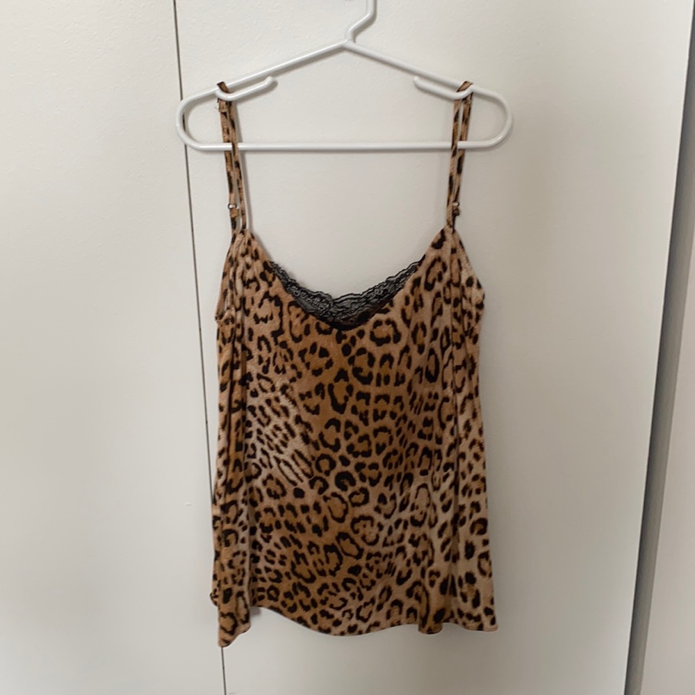 Zara leopard print cami
